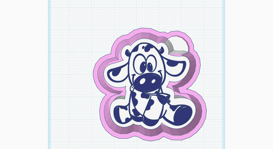 Quirky Cow Silicone Mold