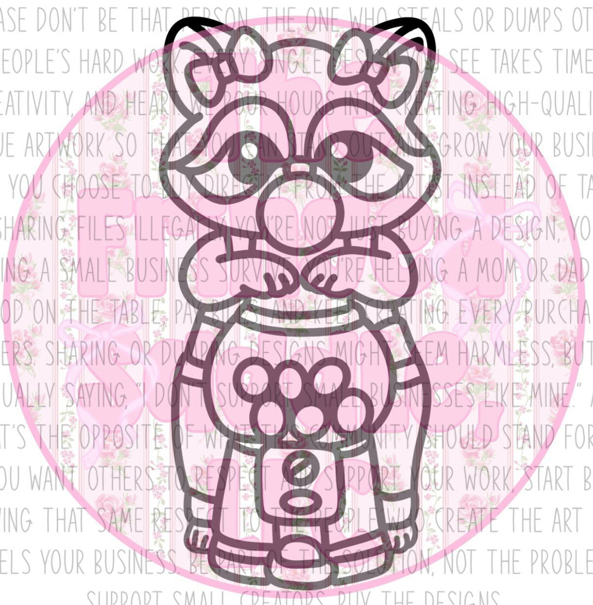 Raccoon Gumball Machine Silicone Mold