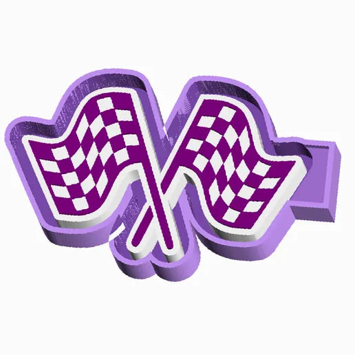 Racing Flags Silicone Mold