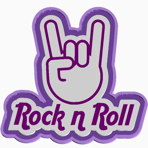 Rock n Roll Silicone Mold