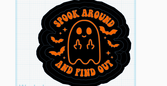 Spook Around Silicone Mold