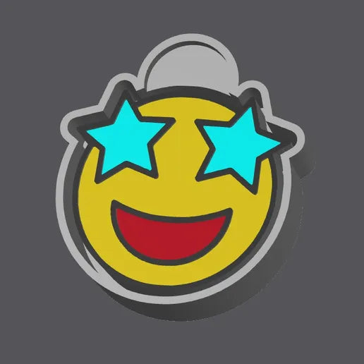 Smiley Star Eyes Silicone Mold