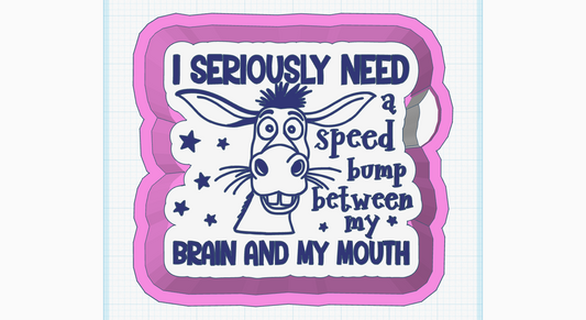 Speedbump Donkey Silicone Mold