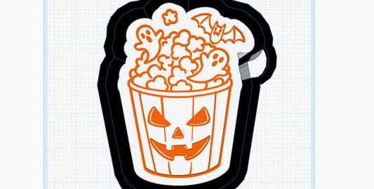 Spooky Popcorn Silicone Mold