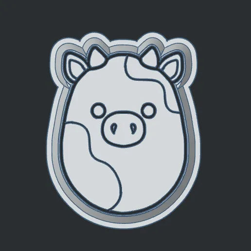 Squishy Cow Silicone Mold