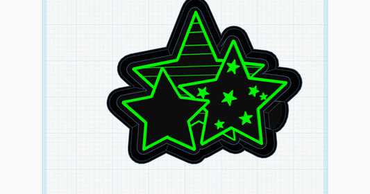 Stars and Stripes Silicone Mold