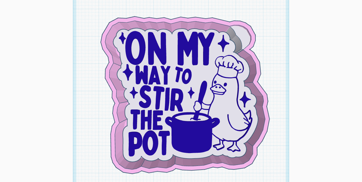Stir the Pot Silicone Mold
