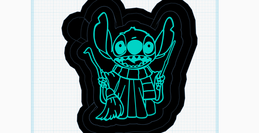 Blue Wizard Silicone Mold