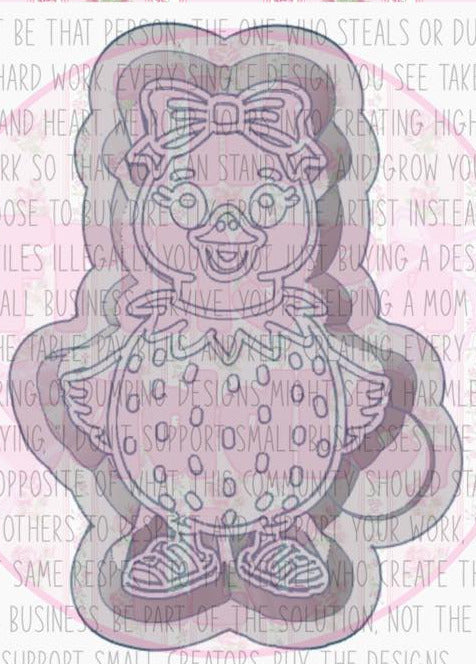 Strawberry Chick Silicone Mold