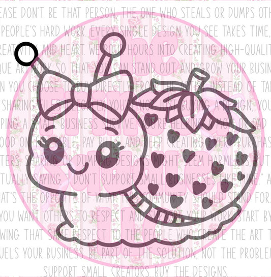 Strawberry Snail Silicone Mold