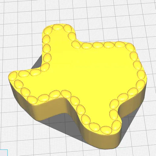 Turquoise Texas State Silicone Mold