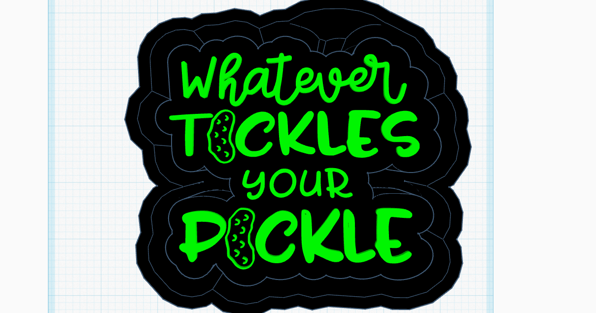 Tickled Pickle Silicone Mold
