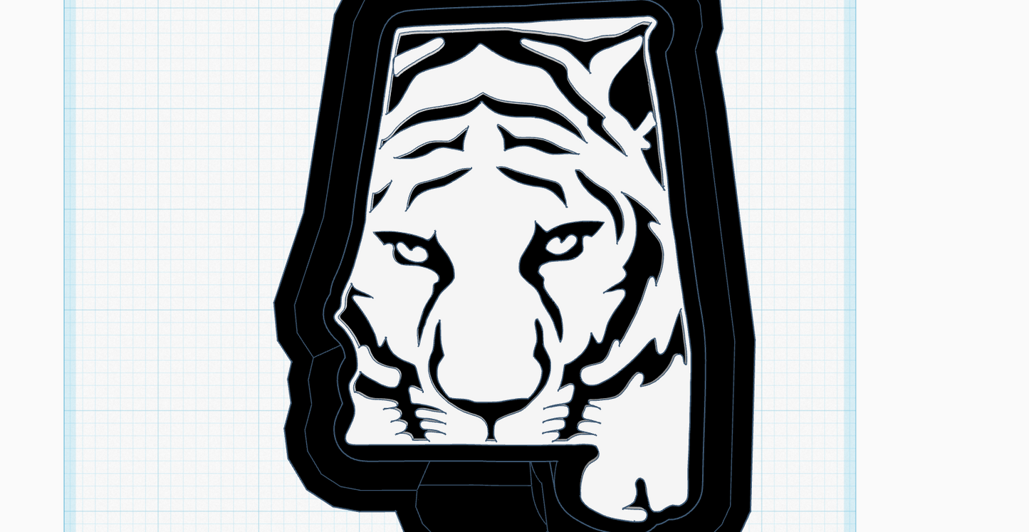 Tiger Alabama Silicone Mold