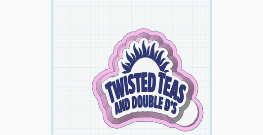 Twisted Teas Double D Silicone mold