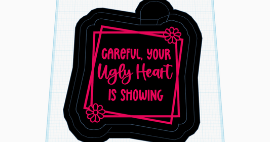 Ugly Heart Silicone Mold