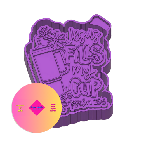 Jesus Fills My Cup Silicone Mold