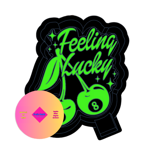 Feeling Lucky Cherry/8's Silicone Mold