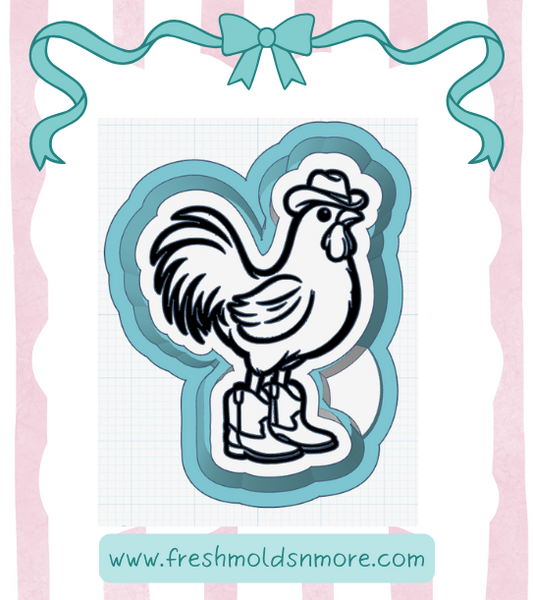 Sassy Rooster Silicone Mold