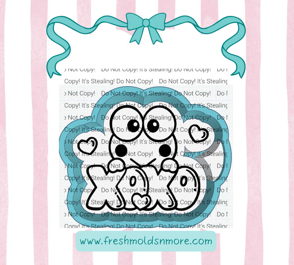 Froggy XOXO Silicone Mold