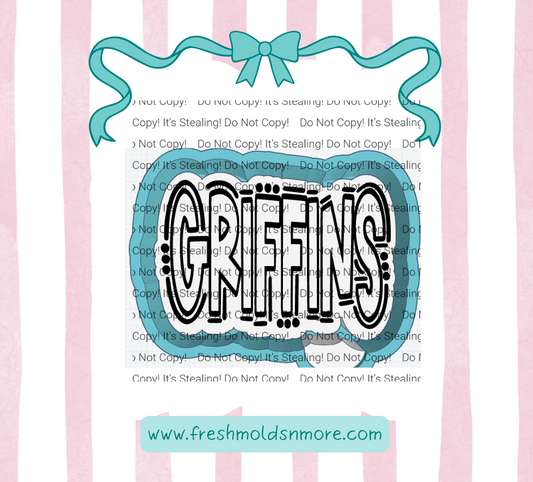 Griffins Sports Silicone Mold