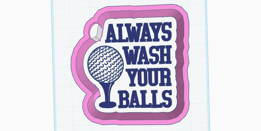 Wash Your Balls Silicone Mold