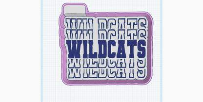 Wildcats Stacked Silicone Mold