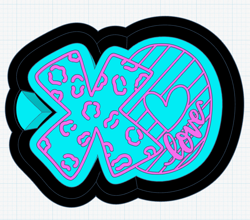 XO Love Silicone Mold