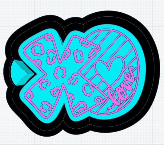 XO Love Silicone Mold