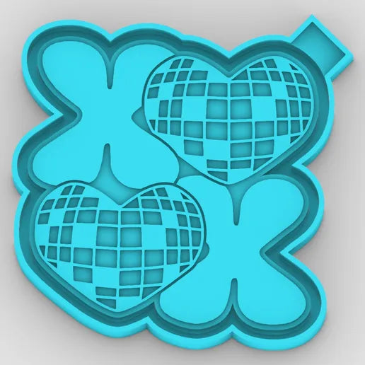 XOXO Disco Silicone Mold
