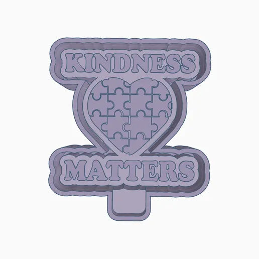 Kindness Matters Autism Silicone Mold